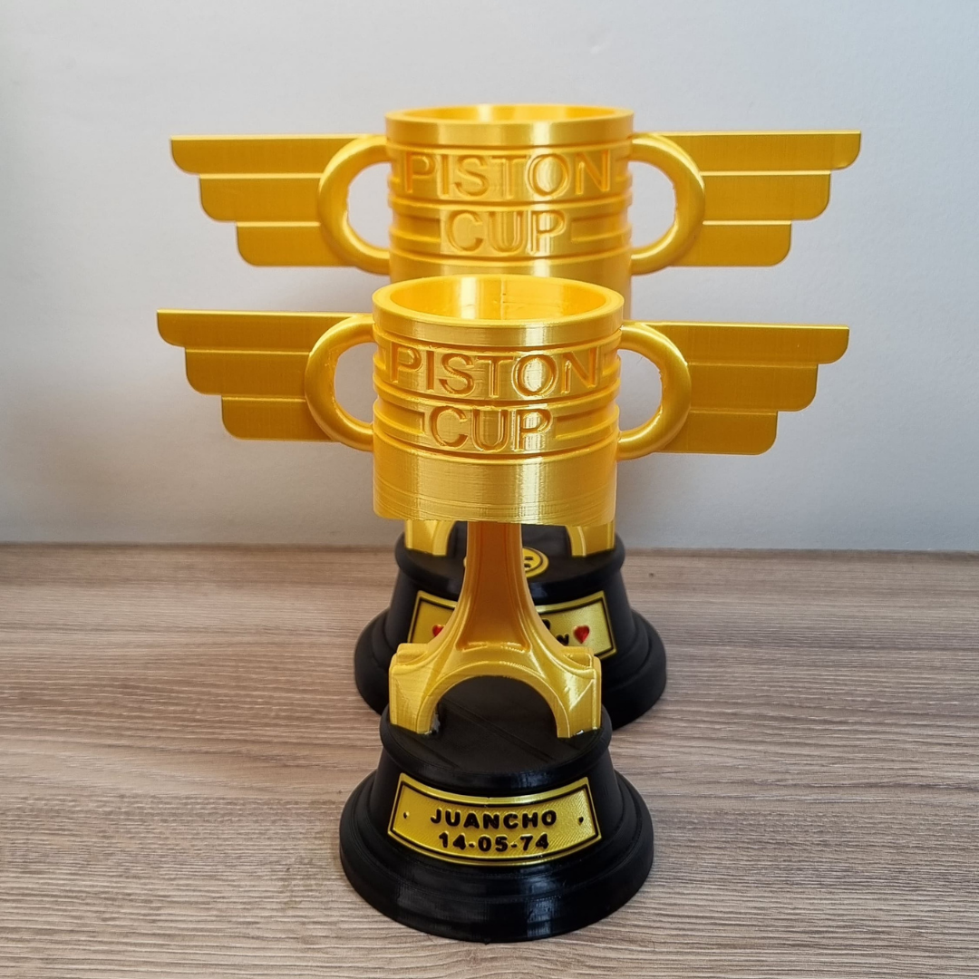 Copa Piston Cars Pequeña (16cm)